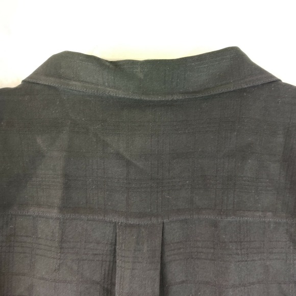Tommy Bahama Mens Large Silk Casual Button Up Shirt Black Size L - Picture 5 of 8